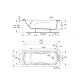 Μπανιέρα Ακρυλική Ulysse 150x70 Ideal Standard P115901 Λευκή Μπανιέρα Ακρυλική Ulysse 150x70 Ideal Standard P115901 Λευκή